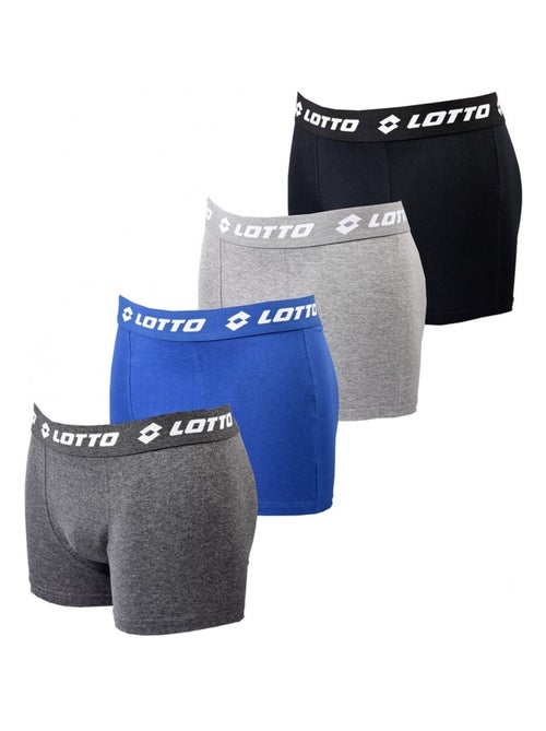 Cueca boxer homem LOTTO - Pack de 4 - Kiabi