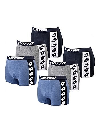 Cueca boxer homem LOTTO - Pack de 6