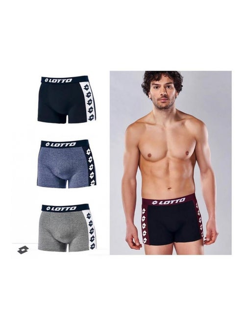 Cueca boxer homem LOTTO - Pack de 6 - Kiabi Cueca boxer homem LOTTO - Pack de 6 - Kiabi