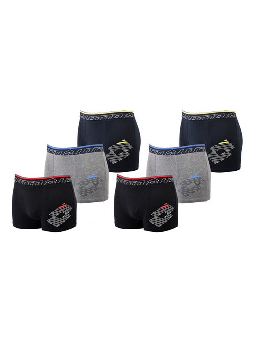 Cueca boxer homem LOTTO - Pack de 6 - Kiabi Cueca boxer homem LOTTO - Pack de 6 - Kiabi