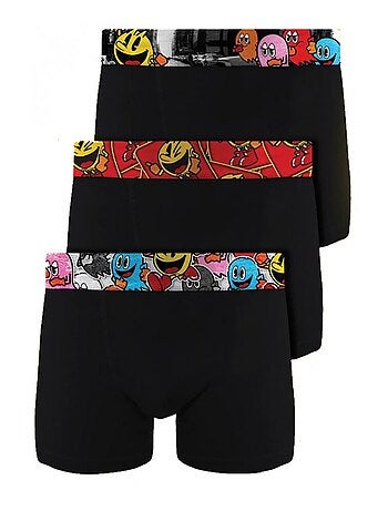 Cueca Boxer Homem PACMAN - Pack de 3
