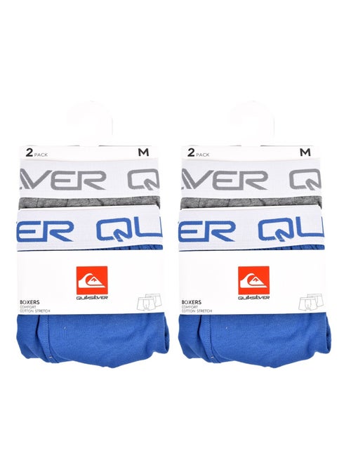 Cueca Boxer Homem QUIKSILVER - Pack de 4 - Kiabi Cueca Boxer Homem QUIKSILVER - Pack de 4 - Kiabi
