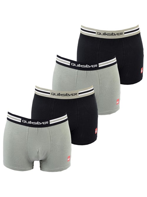 Cueca Boxer Homem QUIKSILVER - Pack de 4 - Kiabi Cueca Boxer Homem QUIKSILVER - Pack de 4 - Kiabi