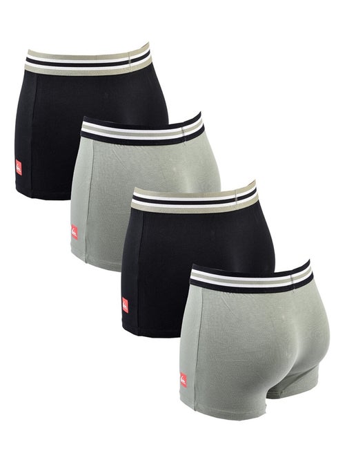 Cueca Boxer Homem QUIKSILVER - Pack de 4 - Kiabi Cueca Boxer Homem QUIKSILVER - Pack de 4 - Kiabi