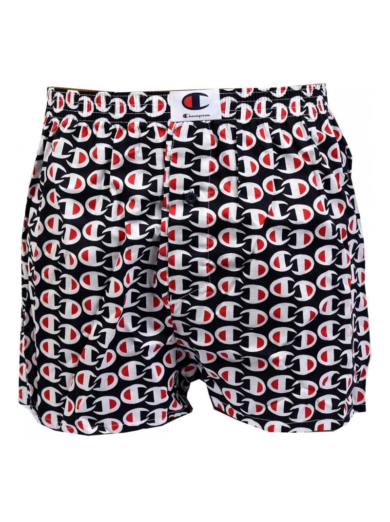 Cueca boxer homem SPORT CHAMPION - Pack de 3 Preto Vermelho Branco - Kiabi