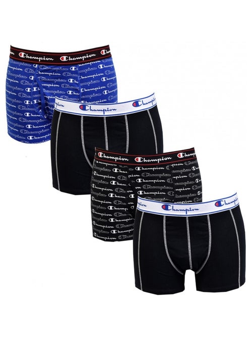Cueca Boxer Homem SPORT CHAMPION - Pack de 4 - Kiabi