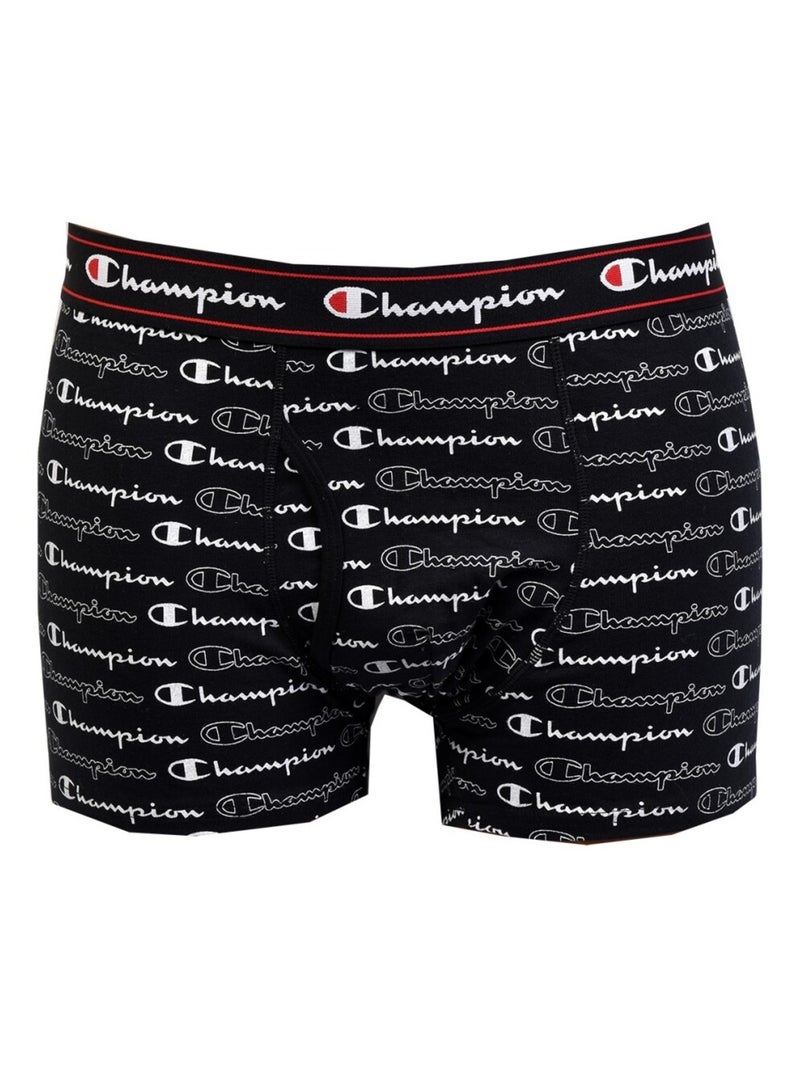 Cueca Boxer Homem SPORT CHAMPION - Pack de 4 Azul Multicolor Preto - Kiabi