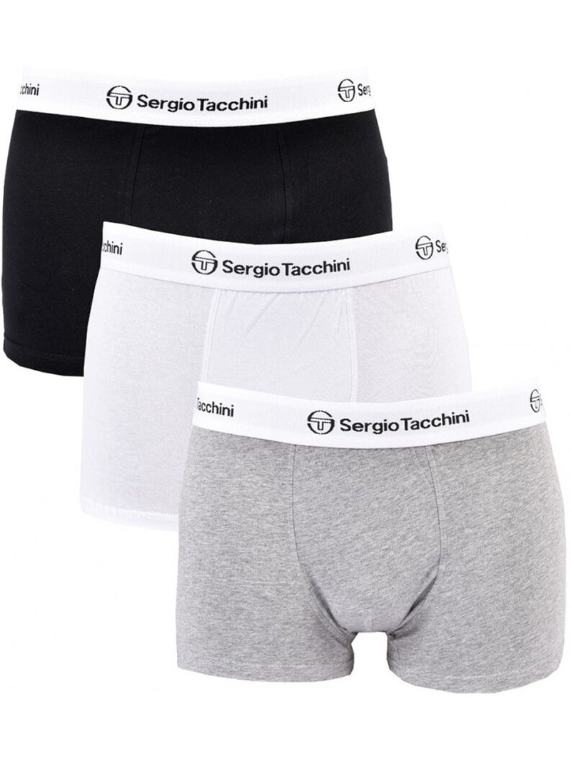 Cueca Boxer SERGIO TACCHINI - Pack de 3 Multicolorido - Kiabi