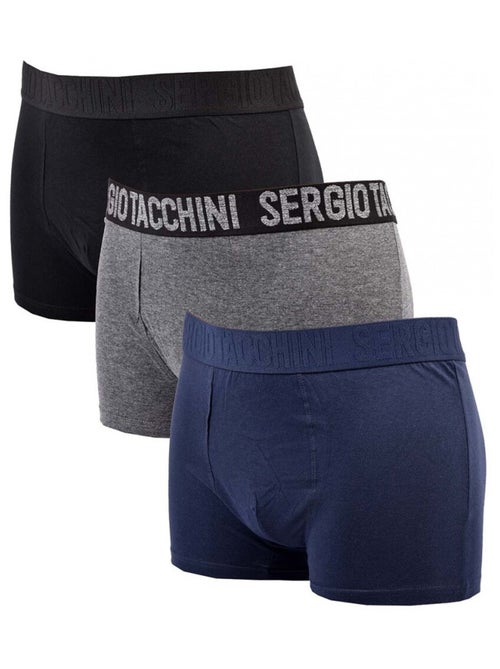 Cueca Boxer SERGIO TACCHINI - Pack de 3 - Kiabi Cueca Boxer SERGIO TACCHINI - Pack de 3 - Kiabi