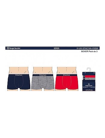 Cueca Boxer SERGIO TACCHINI - Pack de 3