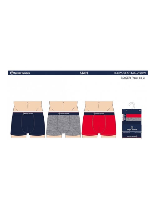 Cueca Boxer SERGIO TACCHINI - Pack de 3 - Kiabi