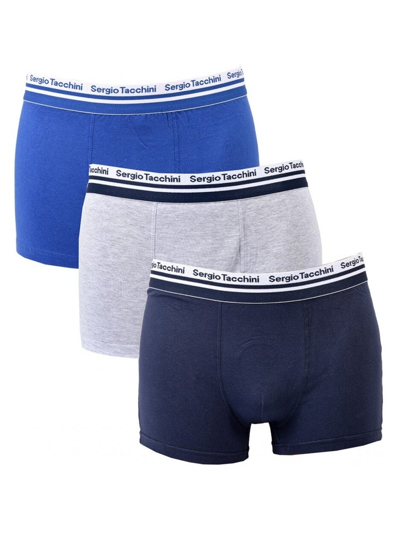 Cueca Boxer SERGIO TACCHINI - Pack de 3 Multicolorido - Kiabi