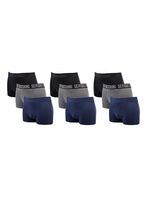 Cueca Boxer SERGIO TACCHINI - Pack de 9 - Kiabi Cueca Boxer SERGIO TACCHINI - Pack de 9 - Kiabi
