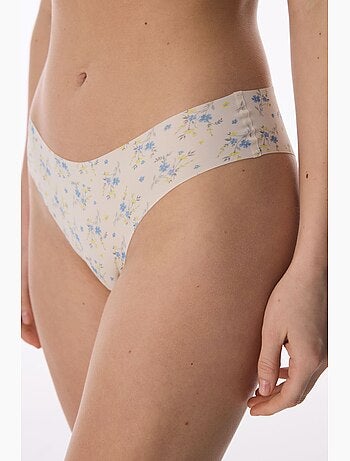 Cueca brasileira estampada com corte a laser penti