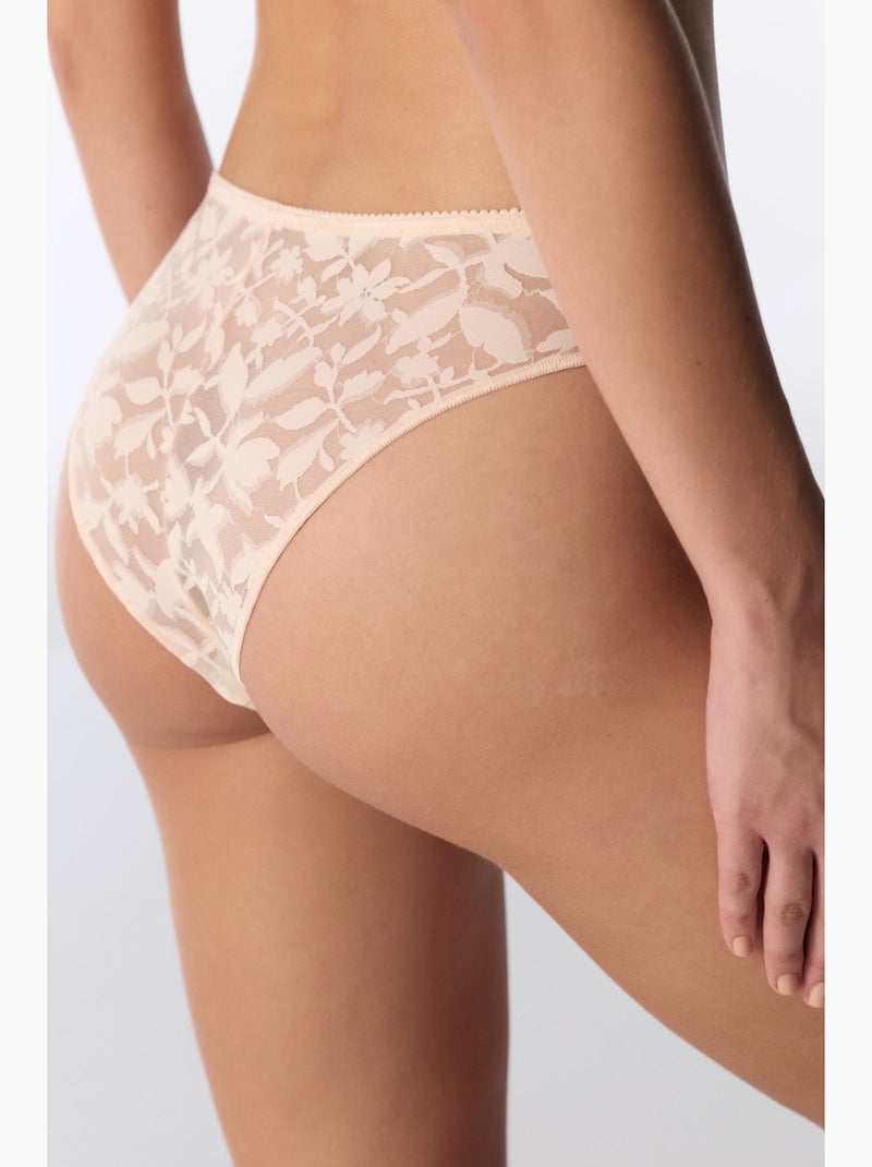 Cueca brasileira florida penti Branco sujo - Kiabi