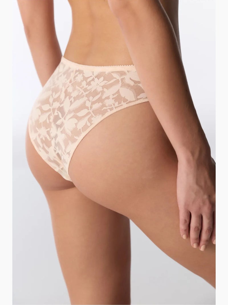 Cueca brasileira florida penti Branco sujo - Kiabi