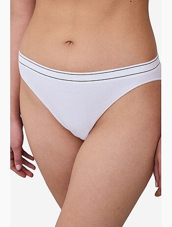 Cueca brasileira sem costuras branco sujo penti