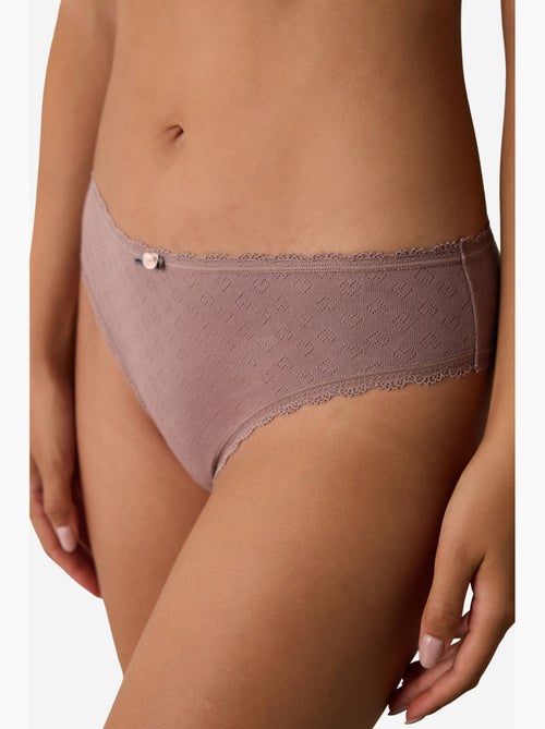 Cueca corações rendada penti - Kiabi Cueca corações rendada penti - Kiabi