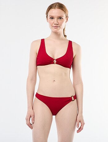 Cueca de banho com argola