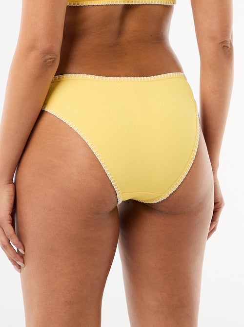 Cueca de banho com costuras contrastantes - Kiabi