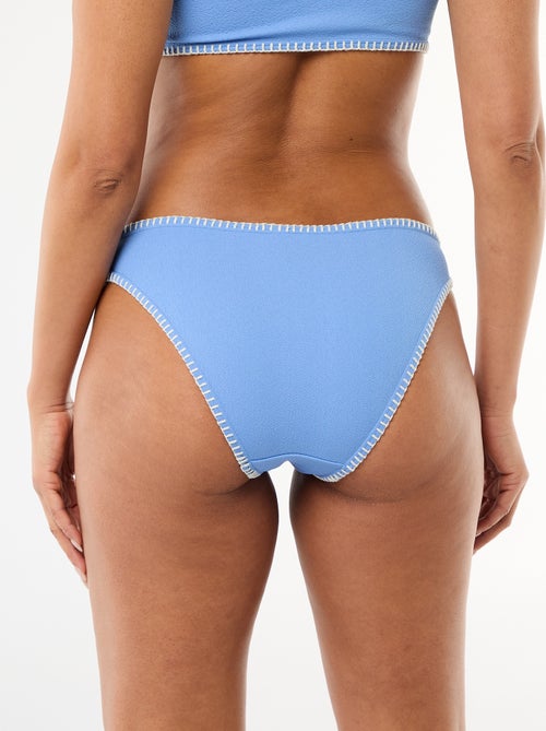 Cueca de banho com costuras contrastantes - Kiabi