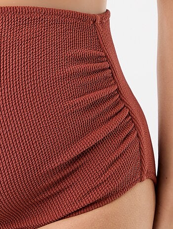 Cueca de banho de maternidade cintura subida