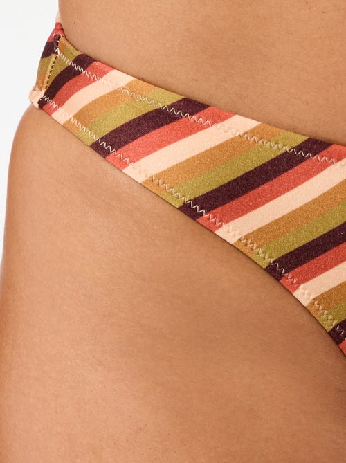 Cueca de banho em microfibra estampada - Kiabi