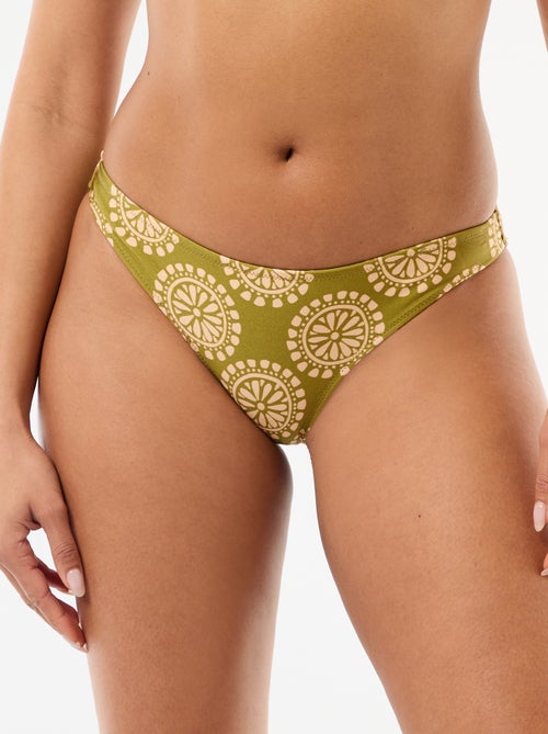 Cueca de banho em microfibra estampada - Kiabi
