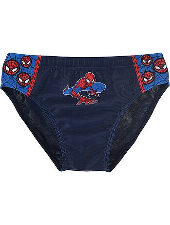 Cueca de banho spider-man azul-marinho menino | licença oficial
