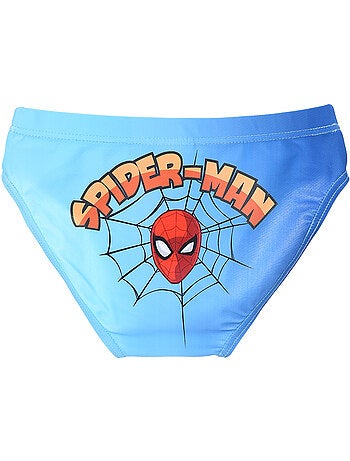 Cueca de banho spider-man turquesa menino | licença oficial