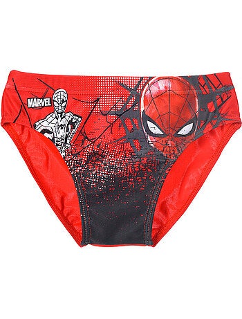 Cueca de banho spider-man vermelho menino | licença oficial
