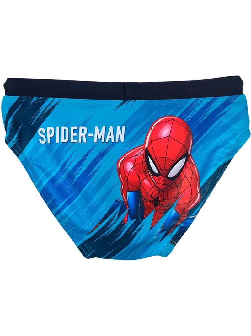 Cueca de banho spiderman menino | licença oficial Azul-turquesa - Kiabi