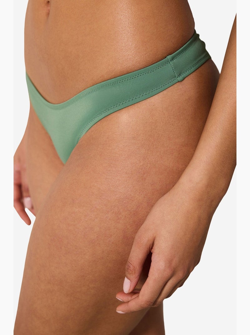 Cueca de bikini cheeky feminina penti Verde - Kiabi