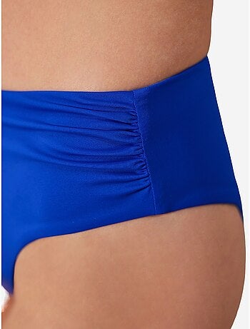 Cueca de biquíni básica de cintura alta com franzido coleção cornetto penti