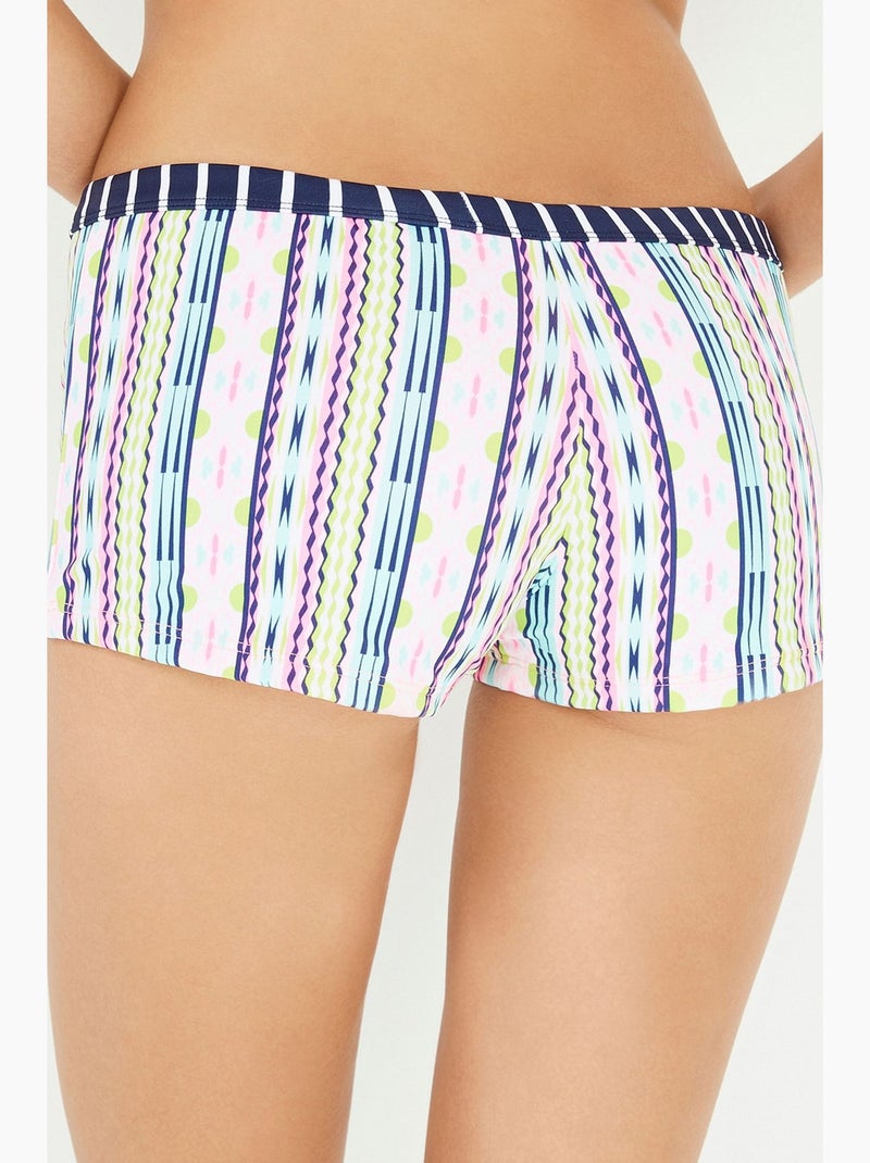 Cueca de biquíni boxer paradise bird penti Branco - Kiabi