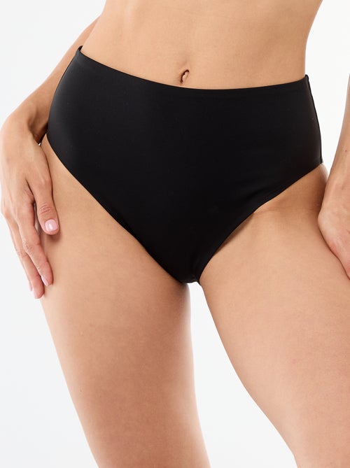 Cueca de biquíni cintura subida em neoprene - Kiabi