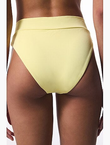 Cueca de biquíni com corte em v penti