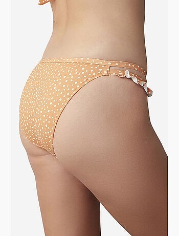 Cueca de biquíni com folho lateral muito suave penti