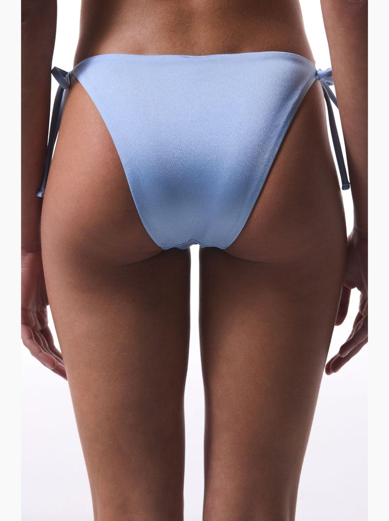 Cueca de biquíni com lantejoulas penti Azul-céu - Kiabi