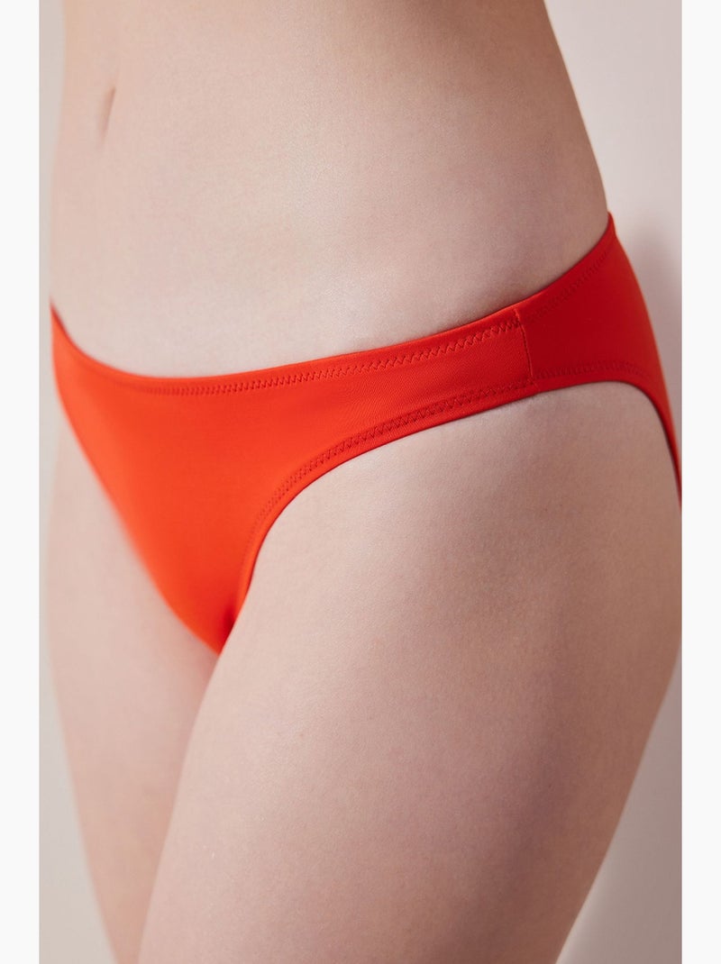 Cueca de biquíni feminina penti Vermelho - Kiabi