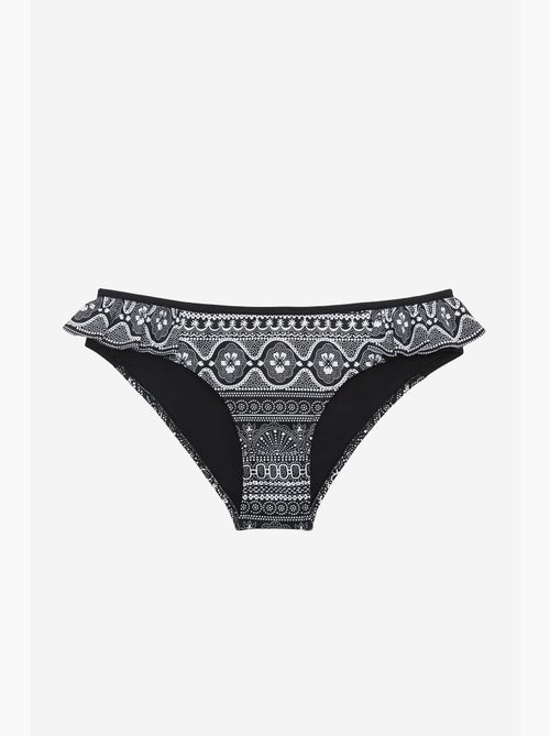 Cueca de biquíni monochrome lateral penti - Kiabi Cueca de biquíni monochrome lateral penti - Kiabi