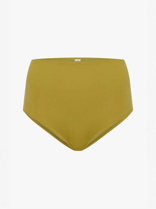 Cueca de biquíni mulher cintura subida penti - Kiabi Cueca de biquíni mulher cintura subida penti - Kiabi