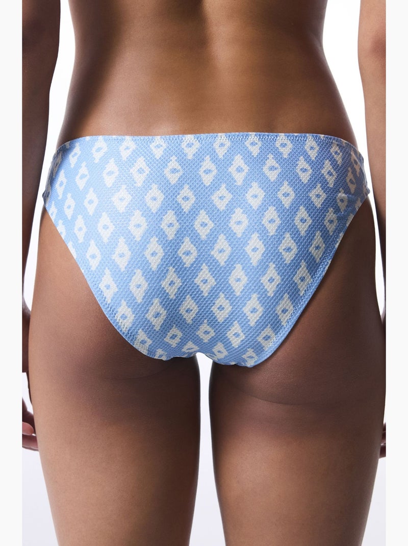 Cueca de biquíni nomi penti Azul Branco - Kiabi