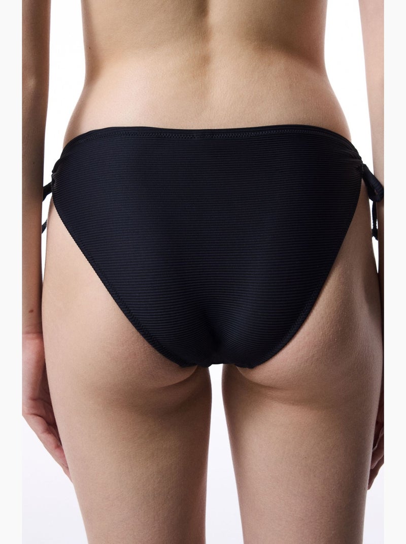 Cueca de biquíni nova mulher penti Preto Branco - Kiabi