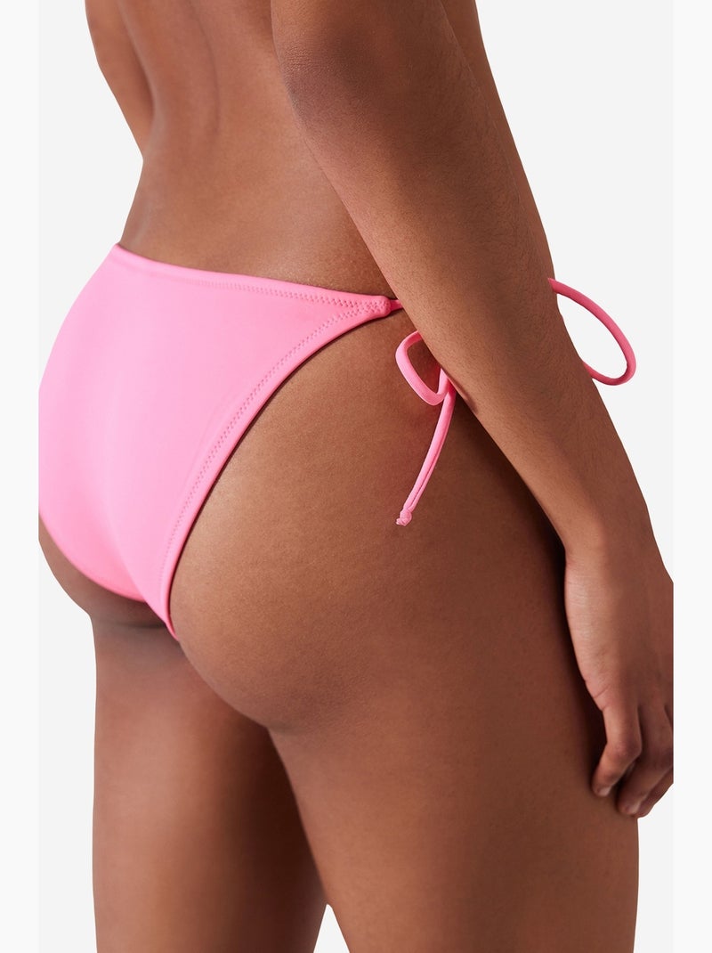 Cueca de biquíni penti Rosa-fluo/Solinotes - Kiabi
