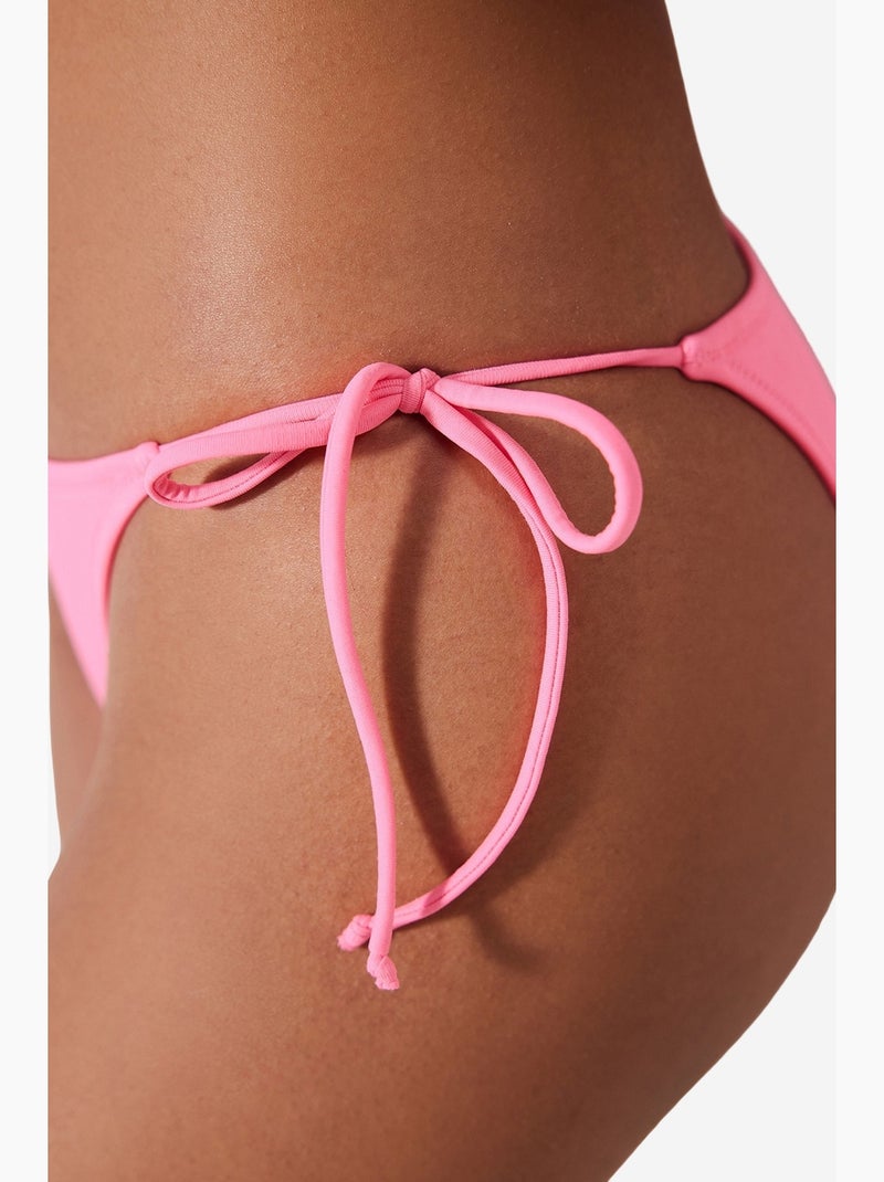 Cueca de biquíni penti Rosa-fluo/Solinotes - Kiabi