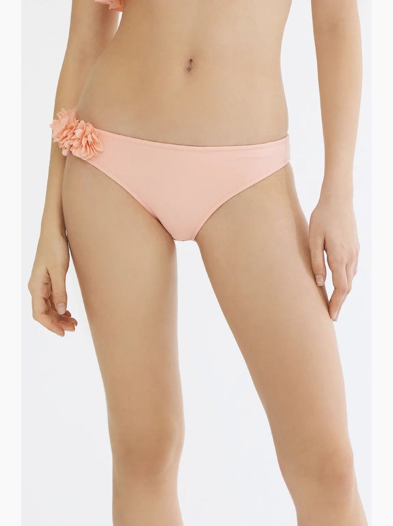 Cueca de biquíni plum slip penti Rosa - Kiabi
