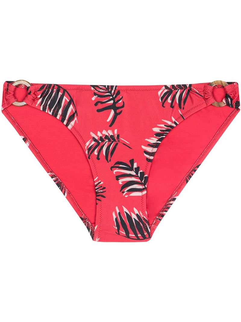 Cueca de biquíni side penti Vermelho - Kiabi