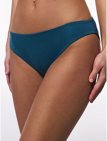 Cueca de biquíni slip de cintura média penti
