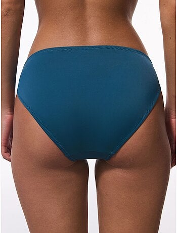 Cueca de biquíni slip de cintura média penti